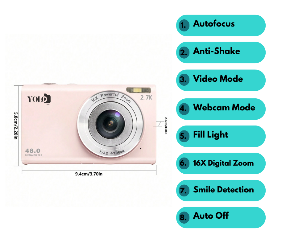 Pink Digital Camera