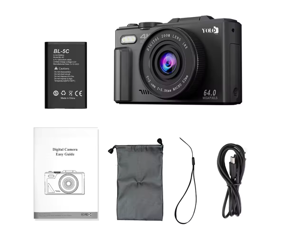 Compact Digital Photography Camera